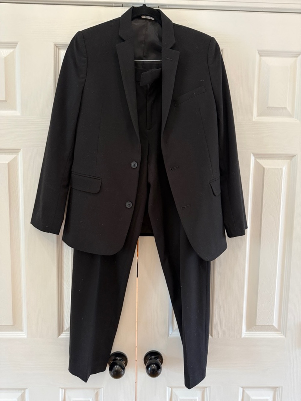 Calvin Klein Youth Two-Piece Slim Fit Suit & 3 Calvin Klein Buttons down shirts